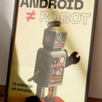 plakat "android nie robot" zdjęcie w ramce