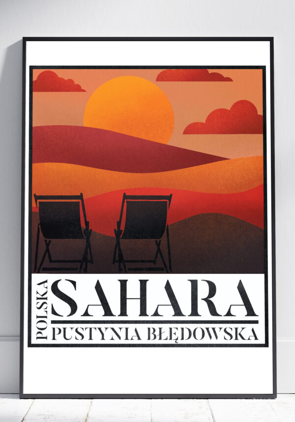 Plakat Polska Sahara - Pustynia Błędowska
