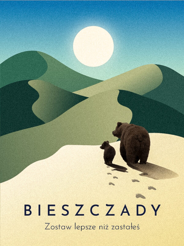 Bieszczady-Plakat-Andy-Łodziński-Slowspotter